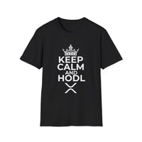 Keep Calm and HODL XRP T-Shirt – Stay Strong, Stay Bullish