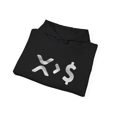 XRP > $ – The Future of Digital Wealth Unisex Heavy Blend™ Hooded Sweatshirt