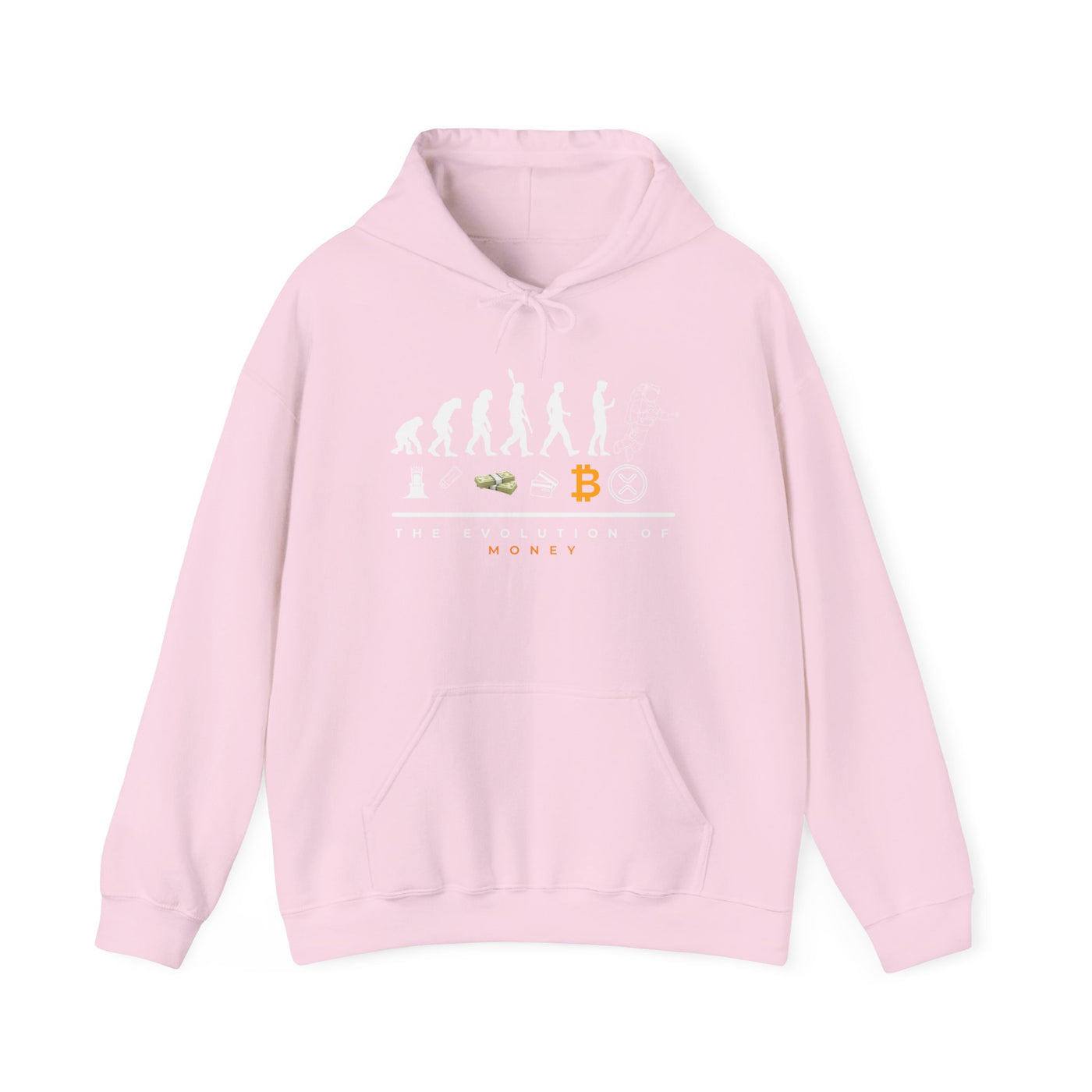 The Evolution of Money XRP – Crypto's Future Starts Here Unisex Heavy Blend™ Hooded Sweatshirt