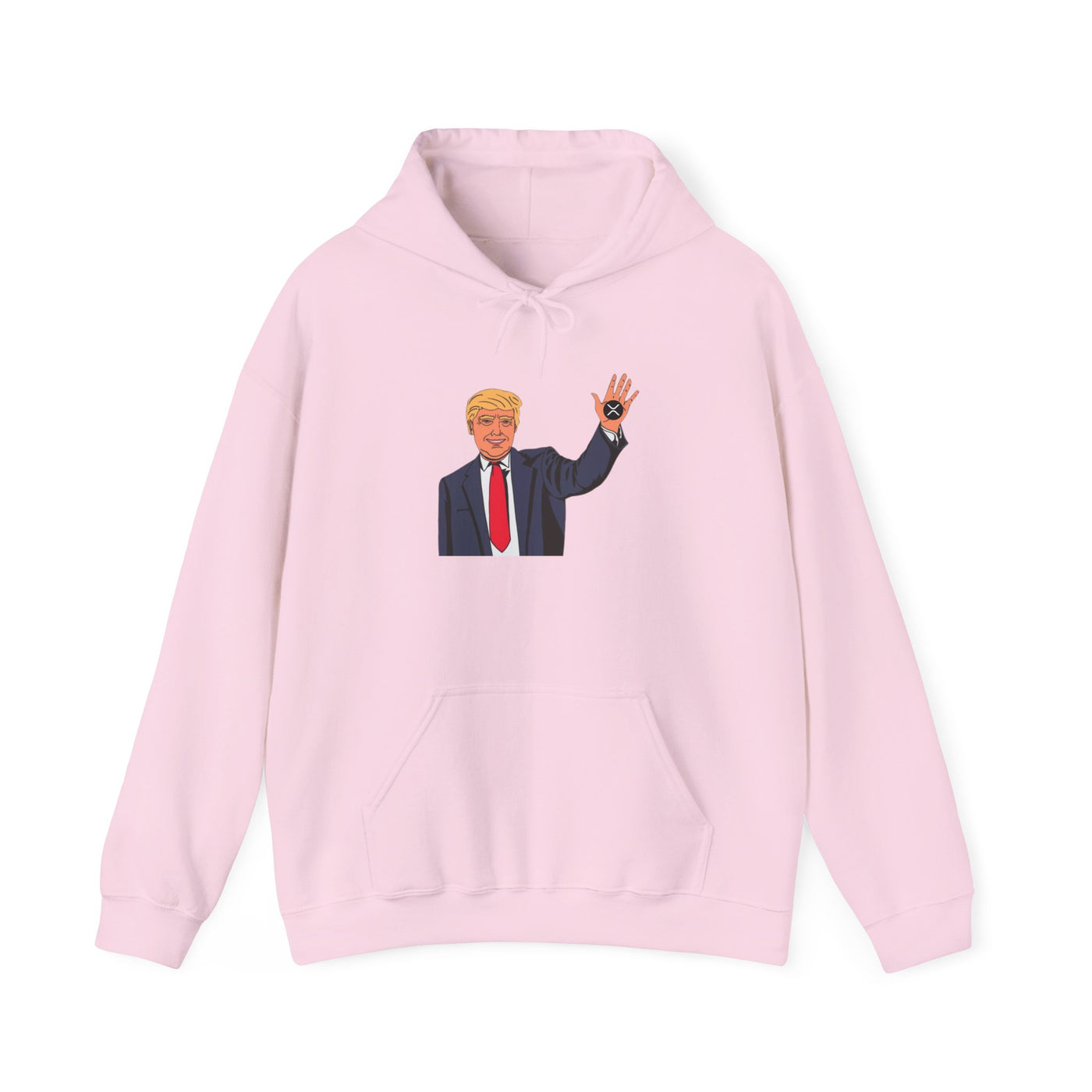 Trump XRP – Bold Design for Crypto Patriots Unisex Heavy Blend™ Hooded Sweatshirt