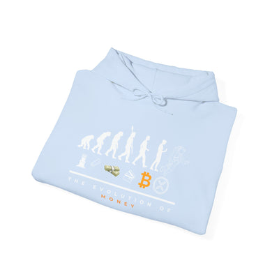 The Evolution of Money XRP – Crypto's Future Starts Here Unisex Heavy Blend™ Hooded Sweatshirt