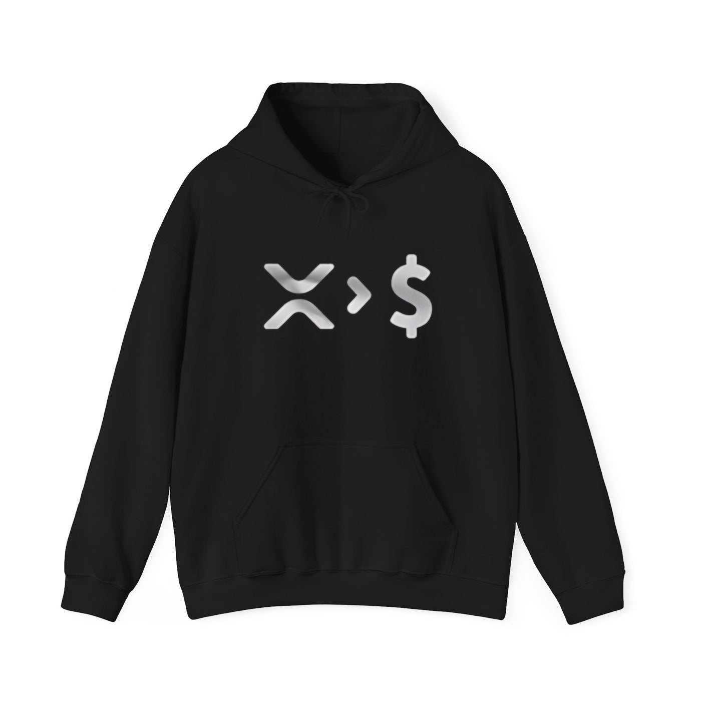 XRP > $ – The Future of Digital Wealth Unisex Heavy Blend™ Hooded Sweatshirt