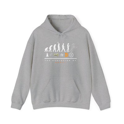 The Evolution of Money XRP – Crypto's Future Starts Here Unisex Heavy Blend™ Hooded Sweatshirt