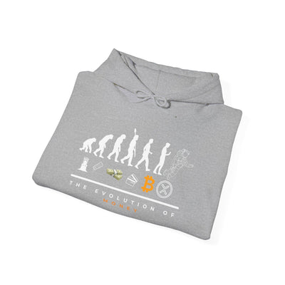 The Evolution of Money XRP – Crypto's Future Starts Here Unisex Heavy Blend™ Hooded Sweatshirt